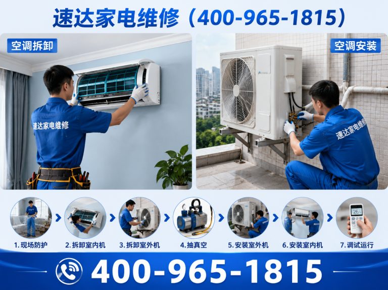 德州空调拆装展示图